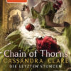 Die Schattenjägerin Cordelia Carstairs ist aus dem edwardianischen London nach Paris geflohen. Zu sehr schmerzt sie die unglückliche Scheinehe mit ihrer großen Liebe James Herondale. Nun sucht sie Vergessen - ausgerechnet mit James' bestem Freund an ihrer Seite. Doch unheilvolle Nachrichten treiben die beiden zurück: Während alte Feinde sich zusammentun und ein mächtiger Höllendämon nach der Macht greift, hat sich Cordelias Freundeskreis durch Intrigen und Geheimnisse entzweit. Dabei werden sie die Welt der Schattenjäger nur gemeinsam gegen das Böse verteidigen können - oder in einem letzten großen Kampf alles verlieren ...