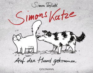 Die weltweit wohl beliebteste Kultkatze ist auf den Hund gekommen. Sie inspiziert quasi auf Augenhöhe den engsten Rivalen im Ringen um menschliche Gunst und Zuwendung. Beim Streunen durch ihr Revier entdeckt Simons Katze bizarre Eigenheiten und liebenswerte Sonderbarkeiten in Verhalten und Bewegung der schwanzwedelnden Vierbeiner samt ihrer Besitzer. Die Begegnung von Katze und Hund setzt der vielfach ausgezeichnete Illustrator Simon Tofield mit brillanter Beobachtungsgabe und gewohnt liebevoll leichtem Strich ins Bild. Simons Katze trifft auf verliebte Bulldoggen, hochbegabte Pudel, coole Windhunde und eine Hand voll durchgedrehter Welpen - ein großer Spaß für Katzen- UND Hundefreunde. Ausstattung: durchgehend s/w-illustriert