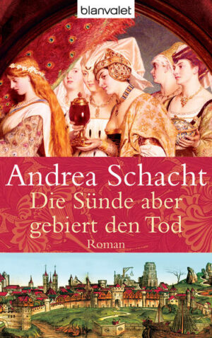 Spannung, Historie und viel Humor! Mit soviel Tempo, Dramatik und witzigen Dialogen hat selten jemand über das mittelalterliche Köln geschrieben! Köln, an Weihnachten des Jahres 1376. In Groß Sankt Martin, der Kirche des Benediktinerklosters, wird die Christmette jäh gestört. Das Schreien eines Säuglings unterbricht den Lobgesang der Mönche. Pater Ivo bringt das kleine Geschöpf, das ein Feuermal - den »Satanskuss« - auf der Wange trägt, kurzerhand zu den Beginen am Eigelstein. Dort überschlagen sich schon bald darauf die Ereignisse: Erst versucht jemand, das Kind zu entführen - dann geschieht ein Mord. Die scharfzüngige junge Begine Almut Bossart erlebt den Jahreswechsel im Zentrum einer dramatischen Verwicklung um Liebe und Verrat. Und gerät dabei selbst einmal mehr in Lebensgefahr … Alle historischen Romane um die Begine Almut Bossart Band 1 - Der dunkle Spiegel Band 2 - Das Werk der Teufelin Band 3 - Die Sünde aber gebiert den Tod Band 4 - Die elfte Jungfrau Band 5 - Das brennende Gewand