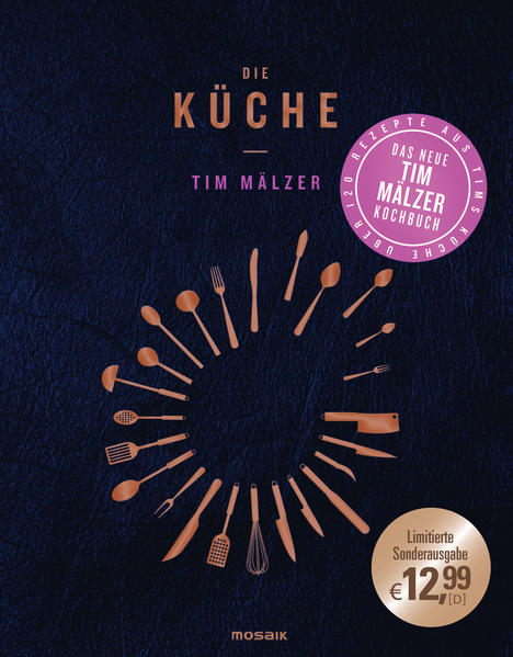 Einfach gut kochen mit Tim Mälzers Grundlagen-Kochbuch! Seine Leser zu motivieren und inspirieren anstatt ihnen feste Vorgaben zu machen - das war und ist Tims besonderes Anliegen. Er möchte Grundverständnis schaffen und dadurch dem Leser ausreichend Raum geben, die Rezepte nach dessen eigenen Ideen, nach persönlichem Geschmack zu variieren. Diese Philosophie setzt Tim Mälzer nun zum ersten Mal kompromisslos um: DIE KÜCHE ist ein Grundlagen-Kochbuch, in dem es um Know-how geht, in dem er das Basiswissen des Kochens vermittelt und die wichtigsten Fragen zu Nahrungsmitteln und Kochtechniken beantwortet. Mit über 120 Rezepten, informativer Warenkunde und hochwertiger Ausstattung mit Lesebändchen und Goldfolienprägung. Ausstattung: 5-farbig, Pappband veredelt, Lesebändchen