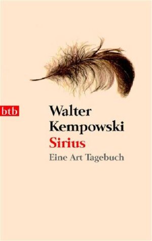 „Sirius“ versammelt Walter Kempowskis Tagebuchaufzeichnungen des Jahres 1983, des Jahres seiner „Hundstage“ (Sirius ist der Hundsstern). Durchsetzt ist dieses Tagebuch mit Kommentaren aus der Sicht von 1990, dem Jahr der Veröffentlichung. Schon zu dieser Zeit wendet Kempowski die „Echolot-Technik“ an, ein Stimmungs- und Zeitbild aus den alltäglichen, kleinen, scheinbar banalen Gegebenheiten zu gewinnen. Zugleich aber entsteht ein bissiges, bös-humoriges, schonungsloses Selbstporträt des Erfinders des „Echolot“.