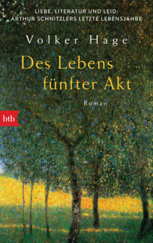 Liebe, Literatur und Leid: Arthur Schnitzlers letzte Lebensjahre Er ist auf dem Gipfel seines Ruhms. Seine Werke sind gesucht, er verkehrt mit Künstlern wie Hugo von Hofmannsthal, Thomas Mann, Gerhart Hauptmann oder Stefan Zweig, und die Frauen umschwärmen ihn auch in seinem fortgeschrittenen Alter noch. Eigentlich hat der 66-jährige Arthur Schnitzler im Sommer des Jahres 1928 alles erreicht. Doch dann begeht seine erst 18 Jahre alte Tochter Lili in Venedig Selbstmord, und mit ihr verliert Schnitzler jenen Menschen, der ihm auf eigentümliche Weise am nächsten stand. Volker Hages biografischer Roman ist ein intimes Porträt Arthur Schnitzlers, dessen letzte Jahre von Unsicherheiten und widersprüchlichen Gefühlen geprägt waren: von tiefer Melancholie ebenso wie vom Glück einer späten Liebe.