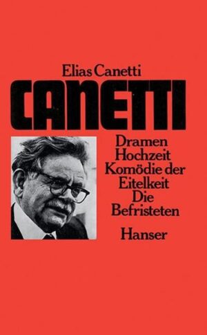 Canettis Dramen, Muster komödiantischer Verwandlung, bringen dieselben Probleme auf die Bühne, die ihn als Theoretiker und Romancier bedrängen. So sind "Die Befristeten" - ihre Personen heißen nach den Lebensjahren, die ihnen gegeben sind - ein Lehrstück über das unterschiedliche Dasein zum Tod, das auch "Masse und Macht" unter vielen Aspekten diskutiert, in der "Komödie der Eitelkeit" löst das Verbot aller Spiegel eine Massenpsychose aus. Canetti exemplifiziert mit aristophanischem Witz die von ihm erdachte Theorie des Befehls, ein Kern- und Fruchtstück seines großen Buches, an den von ihm erdachten Figuren.