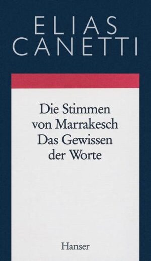 Dieser Band vereint die 15 Essays und Reden, die Canetti unter dem Titel »Gewissen der Worte« zusammengefaßt hat. Es ist ihre fast intime Unmittelbarkeit, durch welche die großen Essays über Broch, Musil, Kafka, Büchner, Karl Kraus, Tolstoi und Konfuzius Zeugnis vom Selbstverständnis des Schriftstellers Canetti geben. Arbeiten aus dem Themenkreis von »Masse und Macht«, besonders der Essay über Albert Speer, machen zentrale Gedanken Canettis noch einmal deutlich. Der berühmte Reisebericht »Die Stimmen von Marrakesch« schließlich zeigt den genauen Beobachter und großen Erzähler.