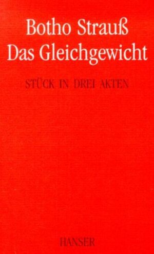 Deutschland ist größer geworden, die Lage undurchsichtiger, die Angst vor Veränderungen wächst. Die alten Verhältnisse, die absehbaren Wünsche und erreichbaren Hoffnungen - all das ist gehörig aus dem Gleichgewicht geraten. Aber keiner will es so recht wahrhaben. Vor diesem Hintergrund bringt Botho Strauß in seinem neuen Stück die gekippte Balance seiner Personen ins Spiel.