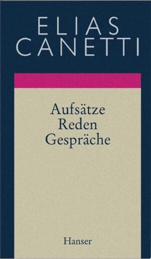 In seinen Aufsätzen und Reden hat sich Elias Canetti vielfältig mit den Künsten auseinandergesetzt - er widmete sich der Literatur von Hebel bis Kafka, Proust und Joyce, der Malerei und immer wieder dem Theater. Sein berühmtes Gespräch mit Theodor W. Adorno sowie zahlreiche Interviews zur eigenen Biographie und Zeitgeschichte führen vor Augen, wie Canetti im Dialog gewirkt haben muss. Mit diesem Band, der manches bisher Ungedruckte versammelt, liegt die 10-bändige Ausgabe seiner Werke vollständig vor.