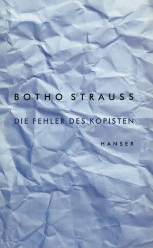 Ein neuer Band mit Aufzeichnungen, ein Buch der Einkehr und des Innehaltens, das die Fortschreibung der reflexiven Arbeit von Botho Strauß ist, der sich selbst als »Schriftfortsetzer« sieht, um Wege zu bahnen inmitten der bedrängenden Verhältnisse unserer Gegenwart. Sein analytischer Blick erfaßt nicht nur den Stand der Kunst und der Kultur, sondern auch Politik und Gesellschaft.