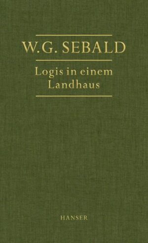 Eine Landschaft in Büchern. W. G. Sebald folgt in seinen alemannischen Dichterporträts Rousseau auf seiner Flucht bis auf die Petersinsel und er begleitet Robert Walser bei seinen einsamen Spaziergängen durch den Schnee. Ob Keller, Mörike oder Hebel, immer gelingt es W. G. Sebald, die Dichtergestalten, von denen er erzählt, so greifbar vor dem Leser erscheinen zu lassen, als wären sie nur ein wenig entrückte Zeitgenossen.