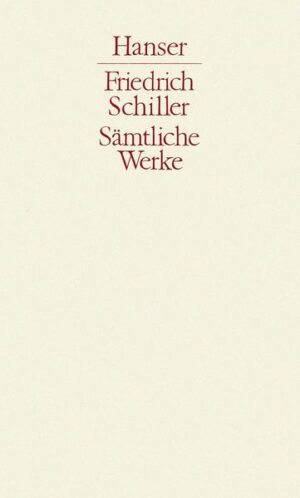 Der neue "Hanser-Schiller" in fünf Bänden. Außer den bewährten und zuverlässigen Texten bietet die Ausgabe eine Kommentierung, die die jüngsten germanistischen und historischen Erkenntnisse textbezogen zugänglich macht Es ist an der Zeit, Schiller neu zu lesen: diese Ausgabe lädt dazu ein.