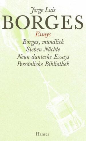 Band 4 der Gesammelten Werke von Jorge Luis Borges enthält die späten Essays aus "Borges, mündlich", "Sieben Nächte" und "Neun danteske Essays". Sie lassen noch einmal alle Lebensthemen Borges' Revue passieren: das Problem der Zeit, die Unsterblichkeit, die Kabbala, den Buddhismus und immer wieder die "Göttliche Komödie" von Dante. Die "Persönliche Bibliothek" ergänzt den Band durch persönliche Einführungen in Borges' Lieblingsbücher.