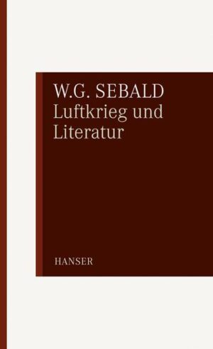 Als W. G. Sebald im Herbst 1997 seine Thesen zu Luftkrieg und Literatur an der Züricher Universität vortrug, war das Echo unerhört. Sebald sprach über »die Unfähigkeit einer ganzen Generation deutscher Autoren, das, was sie gesehen hatten, aufzuzeichnen und einzubringen in unser Gedächtnis«. Wichtiger als die Schilderung der realen Verhältnisse sei ihnen die Wiederherstellung ihres eigenen Selbstverständnisses gewesen. W. G. Sebalds provozierender Angriff erscheint hier zum ersten Mal, ergänzt durch einen Essay, mit dem der Autor auf die erregten Diskussionen antwortet.