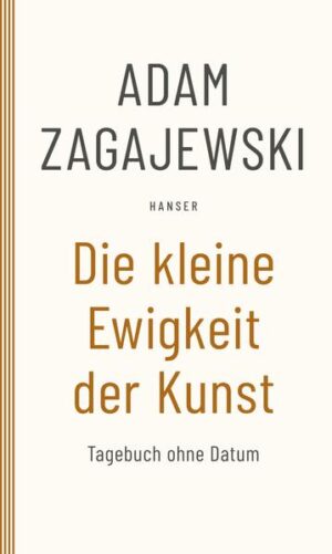 Adam Zagajewskis neues Buch ist ein leidenschaftliches Plädoyer für die Unentbehrlichkeit der Kunst in der modernen Welt. Es ist ein Tagebuch ohne Datum, es verbindet das Persönliche mit dem Allgemeinen. Adam Zagajewski erzählt darin von seiner Geburtsstadt Lemberg, von der Aussiedlung der Familie, von Städten, in denen er gelebt hat: Paris, Houston, Berlin, Krakau. Dabei führen die privaten Erfahrungen immer auch zu einer neuen Sicht auf die Welt. Und wenn es um Literatur geht - Rilke, Kafka, Simone Weil, Cioran, Milosz - schreibt der mehrfach ausgezeichnete Autor aus Polen nicht nur über die Werke, sondern auch über die Grenze zwischen Leben und Kunst. Diese klugen, wohlkomponierten Aufzeichnungen sind Zagajewskis schönstes Prosabuch.