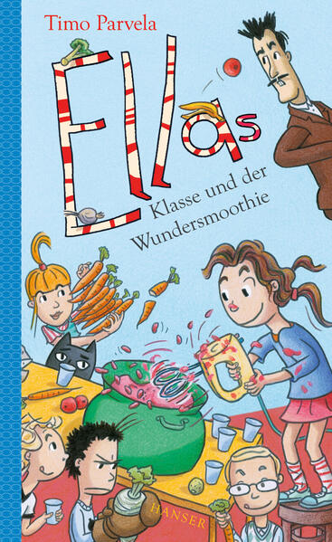 Ein Smoothie, der schlau macht? Ellas Klasse ist begeistert! Band 17 der Kult- Reihe „Ella“ von Timo Parvela Ella und ihre Freunde sind superschlau! Plötzlich ist der Matheunterricht kinderleicht, Norwegisch sprechen sowieso, und was Antioxidantien sind, wissen sie natürlich auch. Die Kinder merken aber schnell: Das kann nur an dem Smoothie liegen, den der Lehrer jeden Morgen großzügig mit ihnen teilt. Schon nach ein paar Stunden lässt die Wirkung jedoch nach, und sie haben keinen Durchblick mehr. Direktor Schornstein weiß davon aber nichts und ist so aus dem Häuschen, dass er gleich ein Fernsehteam einlädt, um der ganzen Welt zu zeigen, wie schlau seine Schüler sind. Doch dann gibt es ausgerechnet am Tag der Aufzeichnung keinen Smoothie mehr …