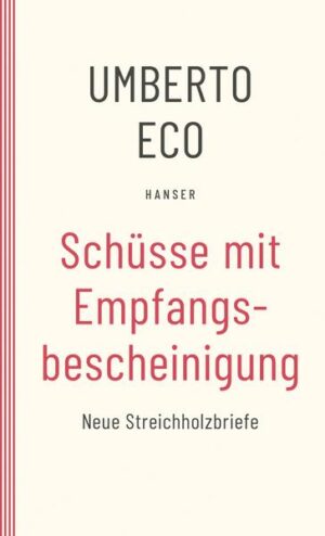 Soll man eher auf die Philosophen hören oder auf die Philosophinnen? Soll man Bücher sammeln oder lesen? Oder soll man einfach nur noch ins Kino gehen? Umberto Eco, einer der markantesten und unterhaltsamsten Kommentatoren unserer Alltagswelt, betrachtet in diesen scharfzüngigen Essays und Glossen Politik, Kultur und die allgemeine Lage. Es geht um Romane, Filme und Romanverfilmungen, um neue und antiquarische Bücher, Katastrophennachrichten und um den alltäglichen Krieg. Ein Feuerwerk an Belesenheit und Witz.