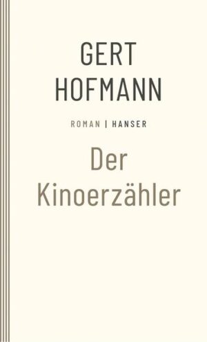 Der Enkel Gert Hofmann geht als Kind jeden Tag mit dem Großvater ins Kino (23 Sitzplätze, viele Stehplätze), wenn der zum Stummfilm erzählt und Klavier spielt. »Aufpassen und nicht schlafen jetzt, wir kommen an eine sehr schöne Stelle!« ruft er in den unruhigen Zuschauerraum und bringt, sein Bambusstöckchen in der Hand, den Leuten die Romanze auf der »Hintertreppe« zwischen Fritz Kortner und Henny Porten nahe. Dabei fühlt er sich als Künstler und zu Höherem berufen. Dann kommt der erste Tonfilm nach Limbach. Der Kinobesitzer hofft, mit den sprechenden Bildern mehr Zuschauer ins Kino zu locken. Der Film und der Kinoerzähler sind von da an Feinde: je lauter der eine tönt, desto weniger darf der andere sagen. Bis sich die Nazis in Limbach breitmachen: da hofft der Großvater, daß »die Bewegung« den deutschen Stummfilm zu ihrer Sache macht... Der Roman wurde von Bernhard Sinkel mit Armin Mueller-Stahl in der Rolle des Großvaters verfilmt.