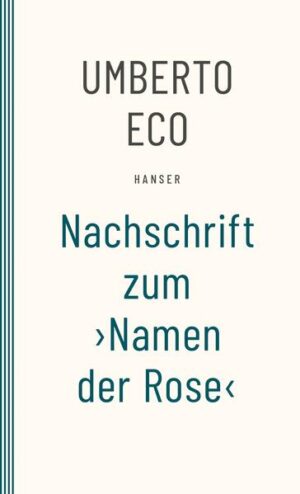 In der Nachschrift läßt Eco die Leser einen Blick hinter die Kulissen werfen. Er zeigt, daß hinter seinem großen literarischen Erfolg nicht die geniale Idee, sondern präzise Planung, Recherche und kombinatorische Phantasie stehen.