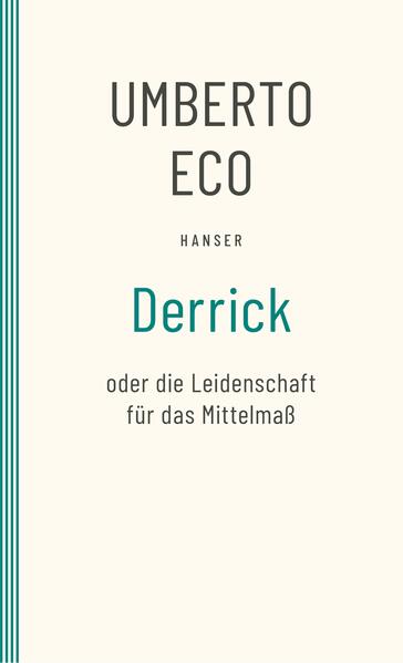 Gibt es etwas Deutscheres als Kommissar Derrick, die vollkommene Verkörperung von Durchschnittlichkeit, Phlegma und Beamtenkarriere? Phänomene wie den deutschen Geist im Streifenwagen, Ginger Rogers und Clintons Verfehlungen, Andreottis Mafiaprozess und die neue Computerkultur kann niemand besser erklären als Umberto Eco. Ein Band voll ironisch-intelligenter Parodien.