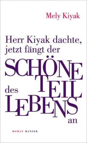 "Das Vaterbuch ist ein Text über Krankheit, Verlust und Verzweiflung. Wie in ‚Frausein‘ geht es um Abschied. Und um den Witz als Widerstand." Mely Kiyak Was bleibt, wenn einem der Vater durch die Finger rieselt? Herr Kiyak, ein fabelhafter Geschichtenerzähler, bekommt Krebs und will sterben. Aber er hat eine Tochter - und was für eine: Sie macht sein Schicksal zu ihrem und lässt ihn nicht ziehen. Immerhin hat man nur einen Vater. Mely Kiyak erzählt von einer Zeit, in der es um alles geht. Von Herrn Kiyaks Überlebenskampf in Berlin und seinen Cowboystorys aus Bingöl. Von unendlichem Schabernack und großem Kummer. Sie erzählt wahrhaftig, schön und eigensinnig von Vaterliebe und Tochterangst und davon, dass es die Geschichten sind, die bleiben. Und natürlich von seinen berühmten Zwei-Zeilen-Briefen: „Ich küsse dich mein Kind. Dein Vater.“ „Das Vaterbuch ist ein Text über Krankheit, Verlust und Verzweiflung. Wie in "Frausein" geht es um Abschied. Und um den Witz als Widerstand. "Frausein" und das Vaterbuch sind zwei Texte, aber ein Erzählkörper. Ein Leid, ein Lachen, ein Sterben.“ Mely Kiyak