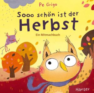 Winken, streicheln und Apfelmus rühren mit Uhu und Maus den Herbst erleben! Die neue Jahreszeiten-Reihe zum Mitmachen für Kinder ab 2 Jahren mit Illustrationen von Pe Grigo Eine interaktive, fröhliche und bunte Pappbilderbuch-Reihe, bei der Kinder die Jahreszeiten erleben können, indem sie fleißig mitmachen: Im Herbst kannst du Uhu und Maus bei der Apfelernte helfen. Da fliegen bunte Blätter im Wind, es wird in Pfützen gehüpft und sich trockengetupft. Dann müssen Bäume geschüttelt, Äpfel gepflückt, Apfelmus gerührt und volle Bäuche gestreichelt werden! Zum Schluss sitzen Uhu und Maus gemütlich bei einer Tasse Tee zusammen und winken dir zu. So macht der Herbst Spaß! Bitte zurückwinken!