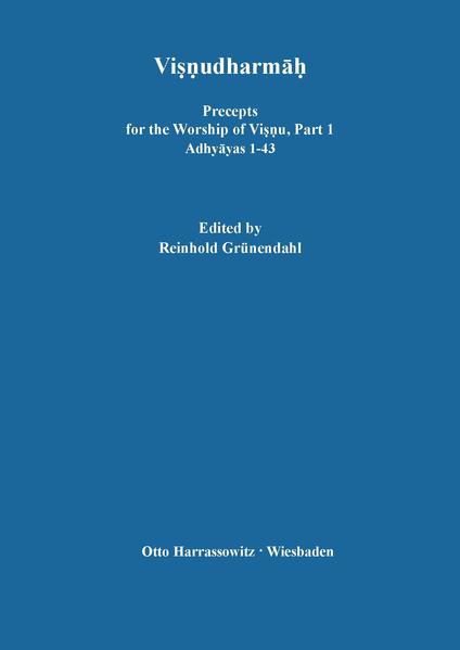 This Übersetzt von text dealing with the liturgy of early Visnuism has been edited on the basis of 15 manuscripts that are described in detail. The importance of the text lies in its close relations with the didactic portions of the Mahabharata, various Puranas and other sectarian works, among them its prominent successor, the Visnudharmottara. The edition consists of three parts. Besides the edited texts, a summary thereof, and remarks on its literary history, this first part contains a concordance of parallels and citations, and a list of selected names and epithets of Visnu.