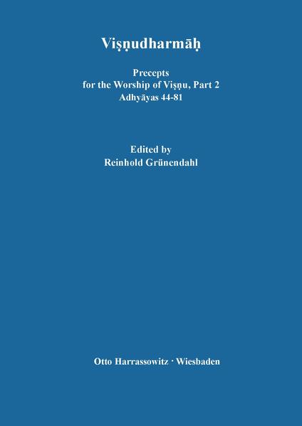 This Übersetzt von text dealing with the liturgy of early Visnuism has been edited on the basis of 15 manuscripts that are described in detail. The importance of the text lies in its close relations with the didactic portions of the Mahabharata, various Puranas and other sectarian works, among them its prominent successor, the Visnudharmottara. The edition consists of three parts. Besides the edited texts, a summary thereof, and remarks on the literary history, each part contains a concordance of parallels and citations, and a list of selected names and epithets of Visnu.