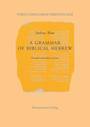 A Grammar of Biblical Hebrew | Joshua Blau