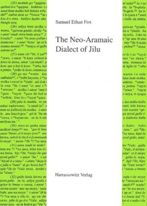 The Neo-Aramaic Dialect of Jilu | Samuel E Fox