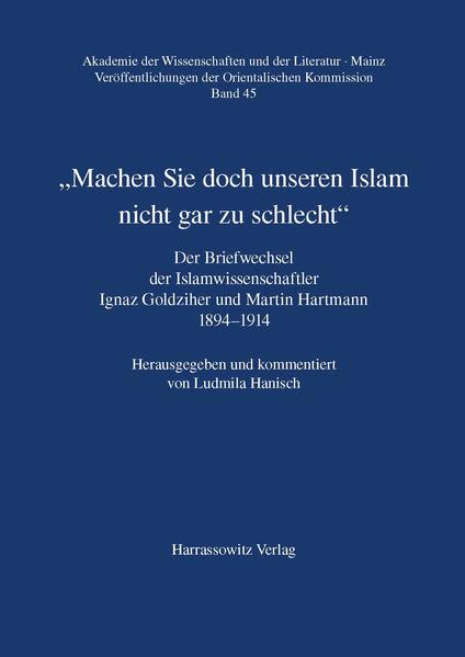 Erst kurz vor der Jahrhundertwende entstand das Bedürfnis nach umfassenderen Kenntnissen der kolonisierten Territorien mit muslimischen Bewohnern. Die wissenschaftliche Orientbetrachtung erfuhr eine Erweiterung durch eine kulturgeschichtliche Beschäftigung mit den Ländern Asiens und Nordafrikas, die als Islamwissenschaft oder Islamkunde in die Fachgeschichte einging. Als Pioniere und zugleich als meisterhafte Vertreter dieses Paradigmenwechsels gelten neben C. Snouck Hurgronje und C. H. Becker, Ignaz Goldziher und Martin Hartmann, die über zwei Jahrzehnte eifrig Korrespondenz pflegten. Ludmila Hanisch legt eine kommentierte Auswahl der Korrespondenz von Ignaz Goldziher und Martin Hartmann vor, die die Aufmerksamkeit heutiger Leser verdient, weil die Diskussionen der Briefpartner über fachliche Fragen im engeren Sinn hinausgingen. Ihre Erörterungen über die Bedeutung der Religion im Zivilisationsprozess haben trotz der veränderten historischen Situation nicht an Aktualität verloren. Sie spiegeln Einstellungen aus einer Epoche, in der im Vorderen Orient weder eine Kongruenz zwischen Religionszugehörigkeit und Staatsgrenze existierte, noch die Erfahrung mit dem Antisemitismus des Dritten Reiches vorlag.