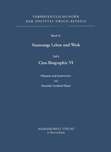 Xuanzang (600-664) ist eine der bedeutendsten Gestalten des Buddhismus, dessen Reisebericht über Indien und Zentralasien (Da Tang Xiyu ji) vielfach gerühmt wurde. Gleichzeitig ist er der wichtigste Übersetzer des chinesischen Buddhismus, einzigartig in Genauigkeit und Verlässlichkeit. Xuanzangs Bericht über seine Reise bildete die Grundlage biographischer Arbeiten über ihn. Die bedeutendste Biographie ist das von seinen Schülern Huili und Yancong geschaffene Cien zhuan, das vor etwa 1000 Jahren ins Alttürkische übersetzt wurde. Die Biographie Xuanzangs liegt bisher nur in einer volkstümlichen englischen Übersetzung ohne Kommentierung vor. Leider ist der Text-weitestgehend im „Kettenstil“ verfasst-dadurch schwer verständlich. Daher erscheint seit 1991 eine neue Übersetzung mit ausführlichem Kommentar, von der bereits die Bücher VII und VIII erschienen sind. Auch Sinologen, die mehr an der Sprache interessiert sind, wird das Buch eine wertvolle Hilfestellung sein, weil nach fast jedem Satz der chinesische Originaltext zitiert wird, so dass man die Übersetzung genau mit dem Original vergleichen kann. Ein ausführlicher Index der Eigennamen und Termini technici beschließt das Werk.