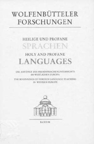 Heilige und profane Sprachen /Holy and profane Languages | W Hüllen, F Klippel
