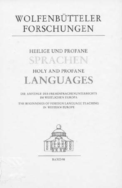 Heilige und profane Sprachen /Holy and profane Languages | W Hüllen, F Klippel