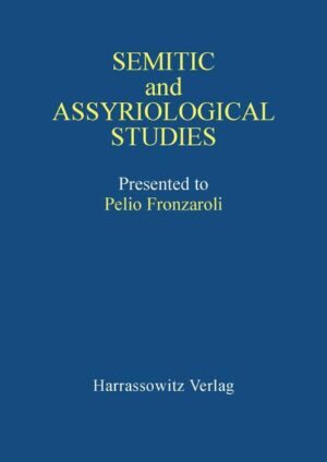 Semitic and Assyriological Studies | Paolo Marrassini