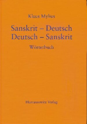 Sanskrit-Deutsch /Deutsch-Sanskrit | Klaus Mylius