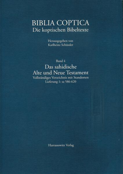 In der Reihe Biblia Koptologiea erscheint erstmals eine systematische Zusammenstellung aller Bibeltexte zum Alten und Neuen Testament aus dem Bereich der alten koptischen Kirche Ägyptens. Karlheinz Schüssler gelang es, den ursprünglichen Aufbau und Umfang verschiedener Codices weitgehend zu rekonstruieren, denn viele Handschriftenblätter, die seinerzeit aus den Codices gerissen wurden und heute in den verschiedensten Museen und Bibliotheken aufbewahrt werden, konnte er der einstigen Handschrift zuordnen. Jeder Text enthält detaillierte Angaben mit Aufbewahrungsort. Alle Lieferungen enthalten ein Bibelstellenregister und einen Tafelteil. Das Werk ist von grundlegender Bedeutung für die Biblische Theologie/Exegese und die Kirchen- und Kanongeschichte.