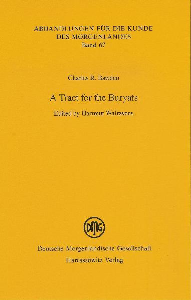 A Tract for the Buryats | Charles R. Bawden, Hartmut Walravens