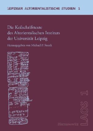 Die Keilschrifttexte des Altorientalischen Instituts der Universität Leipzig | Michael P. Streck
