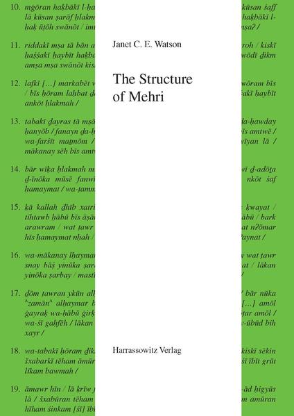 The Structure of Mehri | Janet C. E. Watson