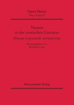 Namen in der russischen Literatur Imena v russkoj literature | Matthias Freise