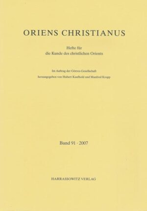 Die seit 1901 erscheinende Zeitschrift ist dem Christlichen Orient im engeren Sinn gewidmet