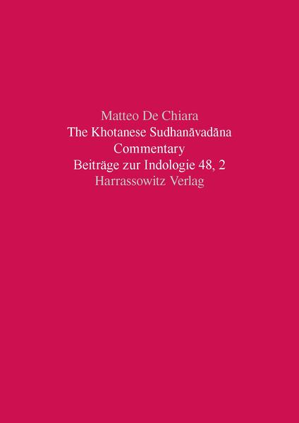 The Khotanese Sudhanavadana | Matteo de Chiara