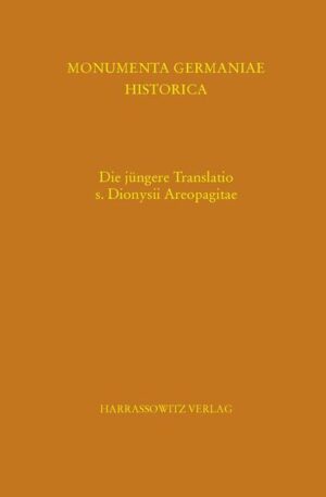 Die jüngere Translatio s. Dionysii Areopagitae | Bundesamt für magische Wesen