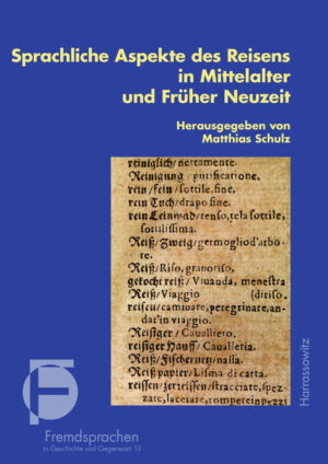 Sprachliche Aspekte des Reisens in Mittelalter und Früher Neuzeit | Bundesamt für magische Wesen