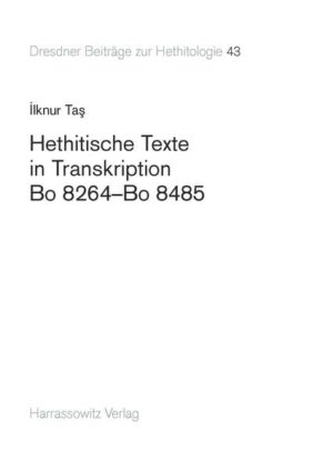 Hethitische Texte in Transkription Bo 8264Bo 8485 | Bundesamt für magische Wesen