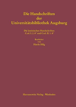 Lateinische mittelalterliche Handschriften in Octavo der Universitätsbibliothek Augsburg | Bundesamt für magische Wesen