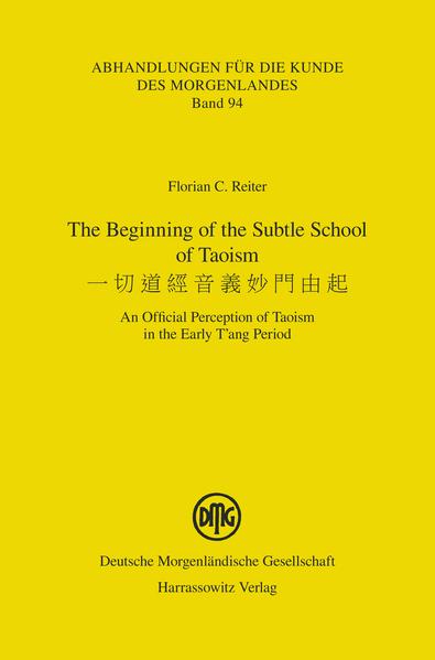 The Beginning of the Subtle School of Taoism | Florian C. Reiter