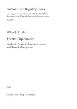 Hittite Diplomatics | Willemijn J.I. Waal
