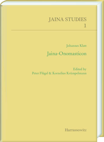 Jaina-Onomasticon | Kornelius Krümpelmann, Johannes Klatt, Peter Flügel