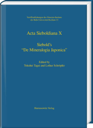 Siebolds De Mineralogica Japonica | Tokuhei Tagai, Lothar Schröpfer