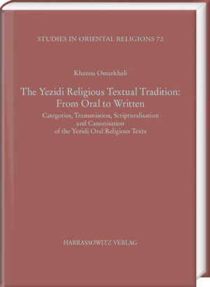 Public and academic interest in the Yezidis, their religion and culture, has increased greatly in recent years. The study of Yezidism has also made considerable progress in recent decades. Still, several lacunae in our knowledge remain, notably concerning many concrete aspects of the textual tradition. These gaps are due in part to the fact that many elements of religious knowledge are generally not revealed to non-Yezidis. Khanna Omarkhali, a highly qualified academic who also stems from a respected Yezidi family of religious leaders (Pir), has had unique opportunities to investigate such aspects of the Yezidi tradition. This book is a comprehensive study of the Yezidi religious textual tradition, containing descriptions of many hitherto unknown aspects of the oral transmission of Yezidi religious knowledge. It presents a detailed account of the ‘mechanisms’ underlying various aspects of the tradition. It shows how the religious textual tradition functioned-and to a certain degree still does-in its pre-modern way, and also describes the transformations it is currently undergoing, including the issues and processes involved in the increasing trend to commit religious knowledge to writing, and indeed to create a written canon. The work contains several hitherto unpublished texts and the most comprehensive survey to date of the extant Yezidi sacred texts. It includes four maps, a glossary of terms and a list of Yezidi lineages, and is accompanied by a CD with an extensive collection of recordings of texts (208 minutes).