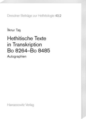 Hethitische Texte in Transkription Bo 8264Bo 8485 | Bundesamt für magische Wesen